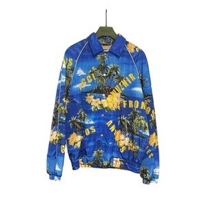 New Gucci Souvenir From Los Angeles Nylon Jacket Size 50IT/Large